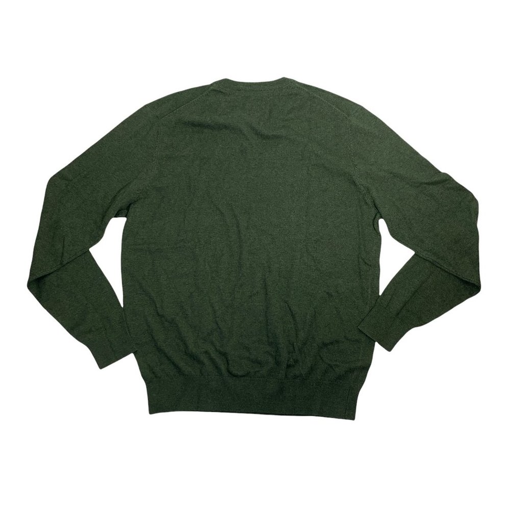 St. John's Bay Green Sweater Large NWT V-neck Career Workwear L - Picture 2 of 4